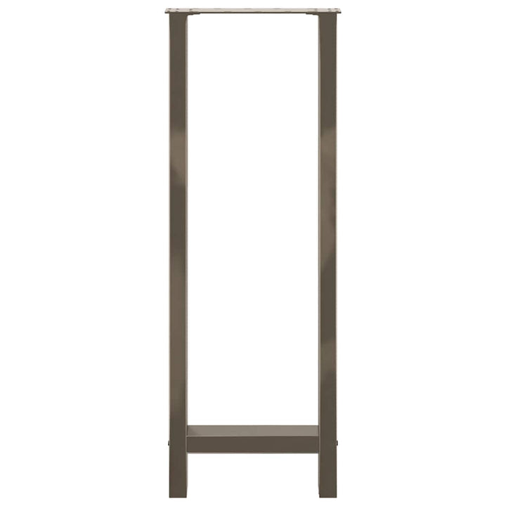 barbordsben naturstål 2 stk. 40x(110-111) cm stål