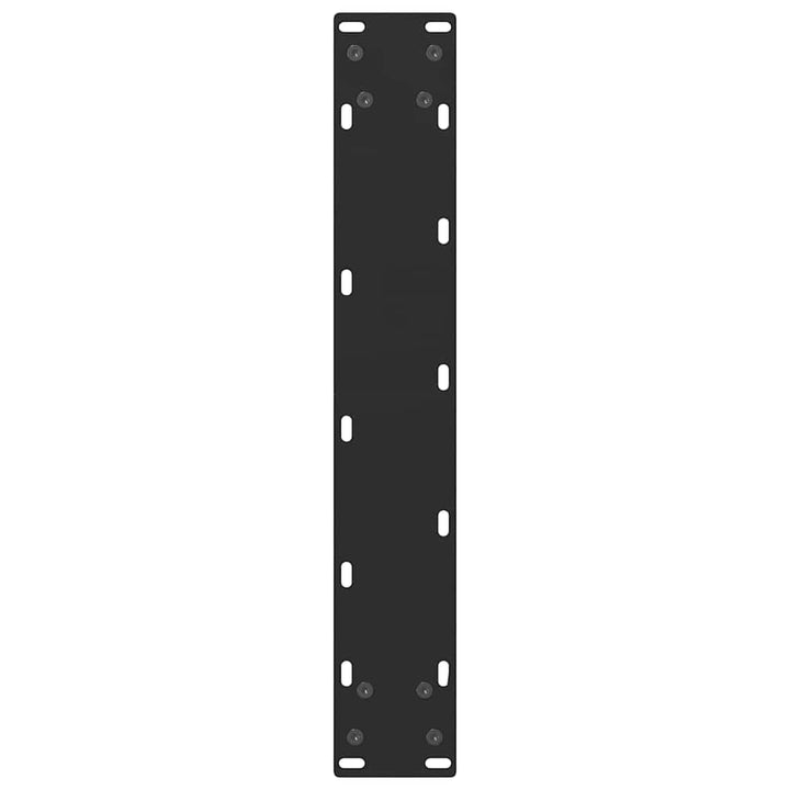barbordsben sort 2 stk. 50x(110-111) cm stål