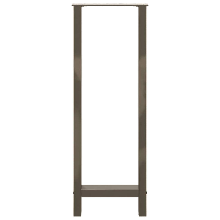 barbordsben naturstål 2 stk. 50x(110-111) cm stål