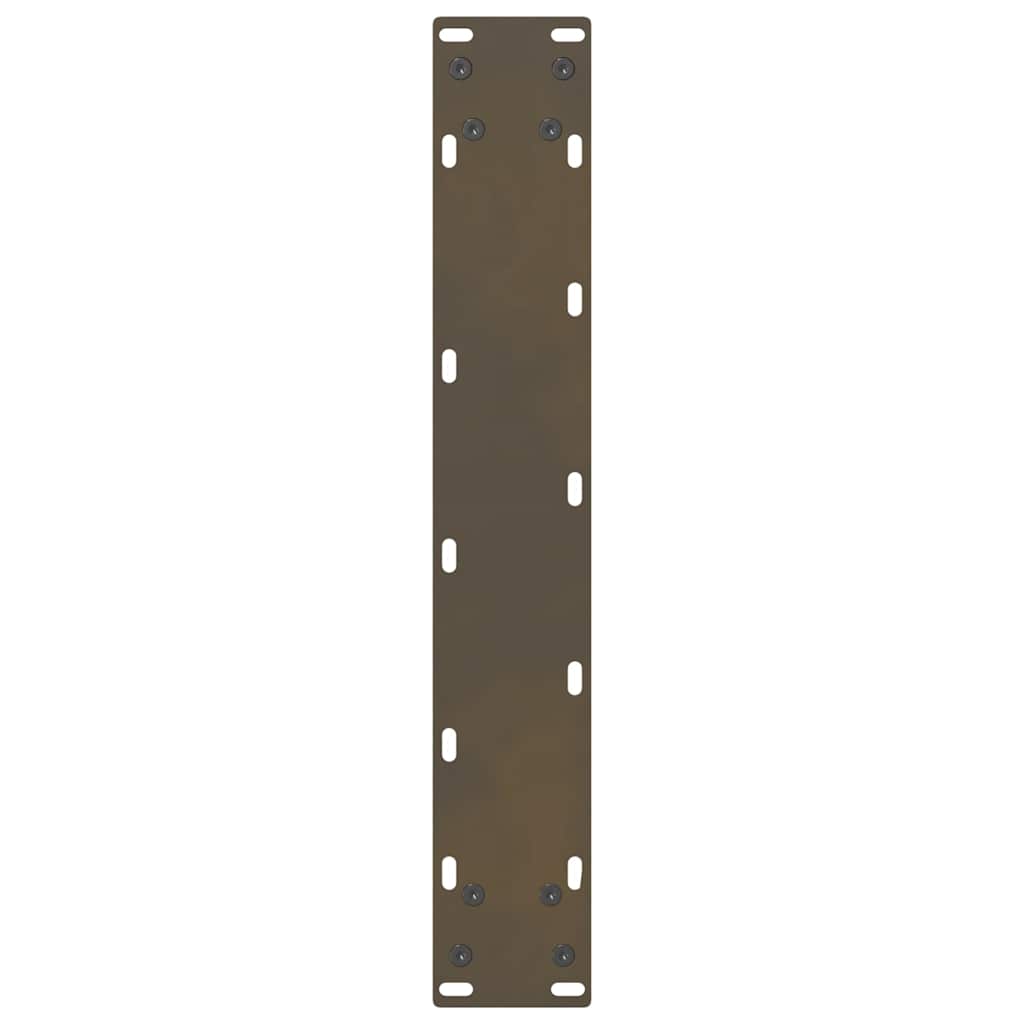 barbordsben naturstål 2 stk. 50x(110-111) cm stål