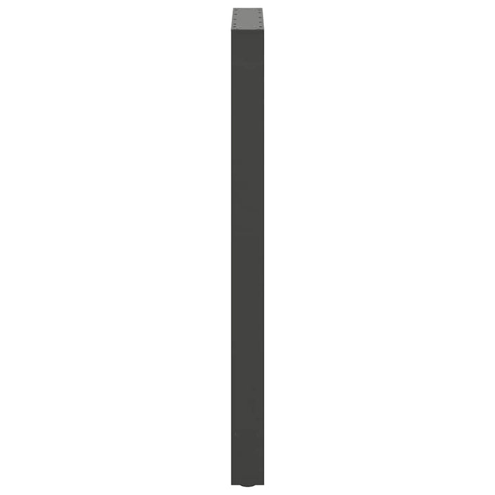 barbordsben antracit 2 stk. 60x(110-111) cm stål