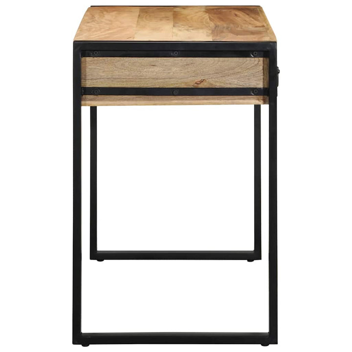 skrivebord 100x50x75 cm massivt ru mangotræ