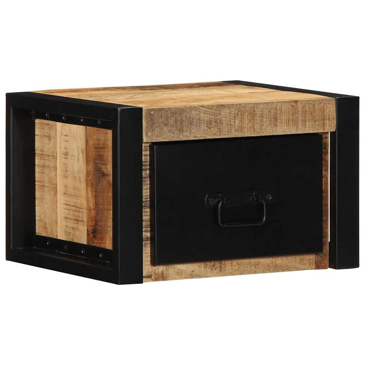 sengeskab 40x35x25 cm massivt ru mangotræ