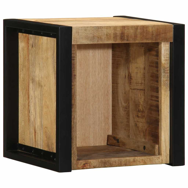 sengeskabe 2 stk 40x35x40 cm massivt ru mangotræ