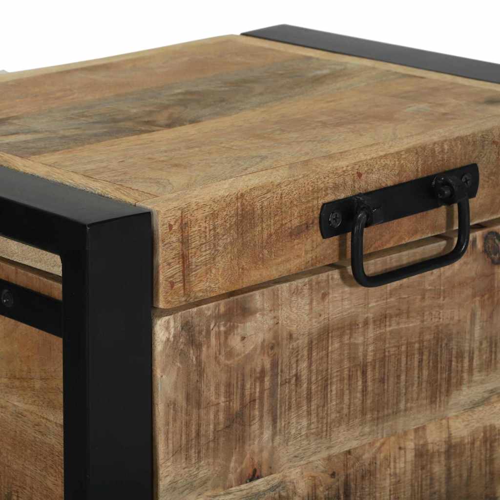 Opbevaringskister Brun 40 x 30 x 30 cm Massivt mangotræ
