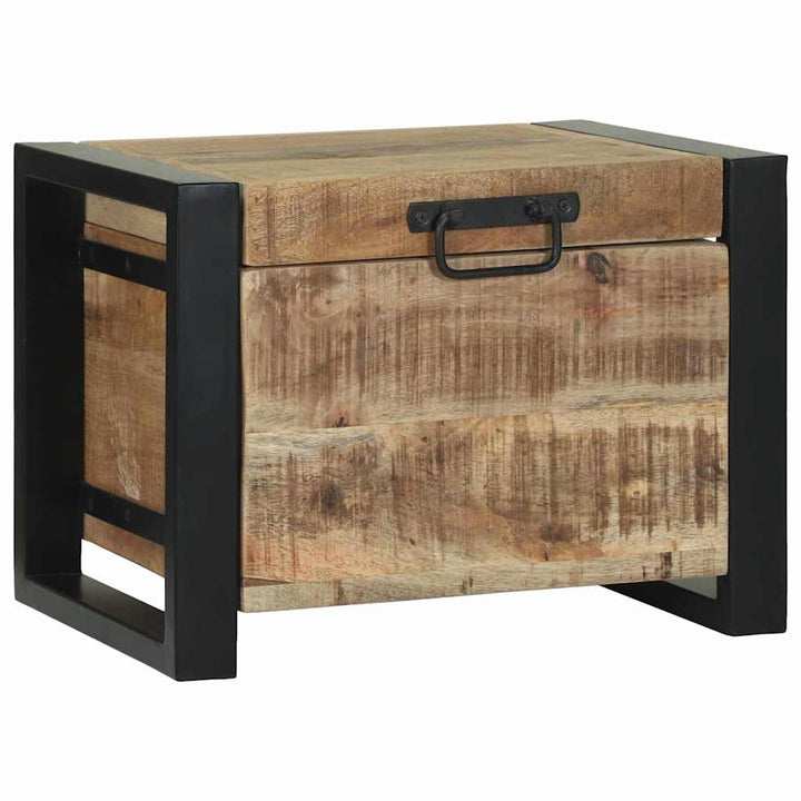 Opbevaringskister Brun 40 x 30 x 30 cm Massivt mangotræ
