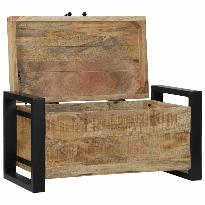 Opbevaringskister Brun 60 x 30 x 30 cm Massivt mangotræ