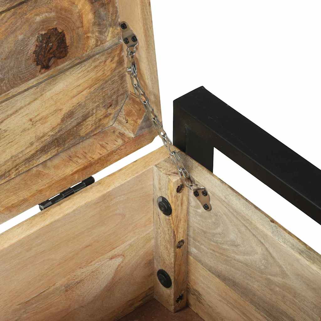 Opbevaringskister Brun 80 x 30 x 30 cm Massivt mangotræ