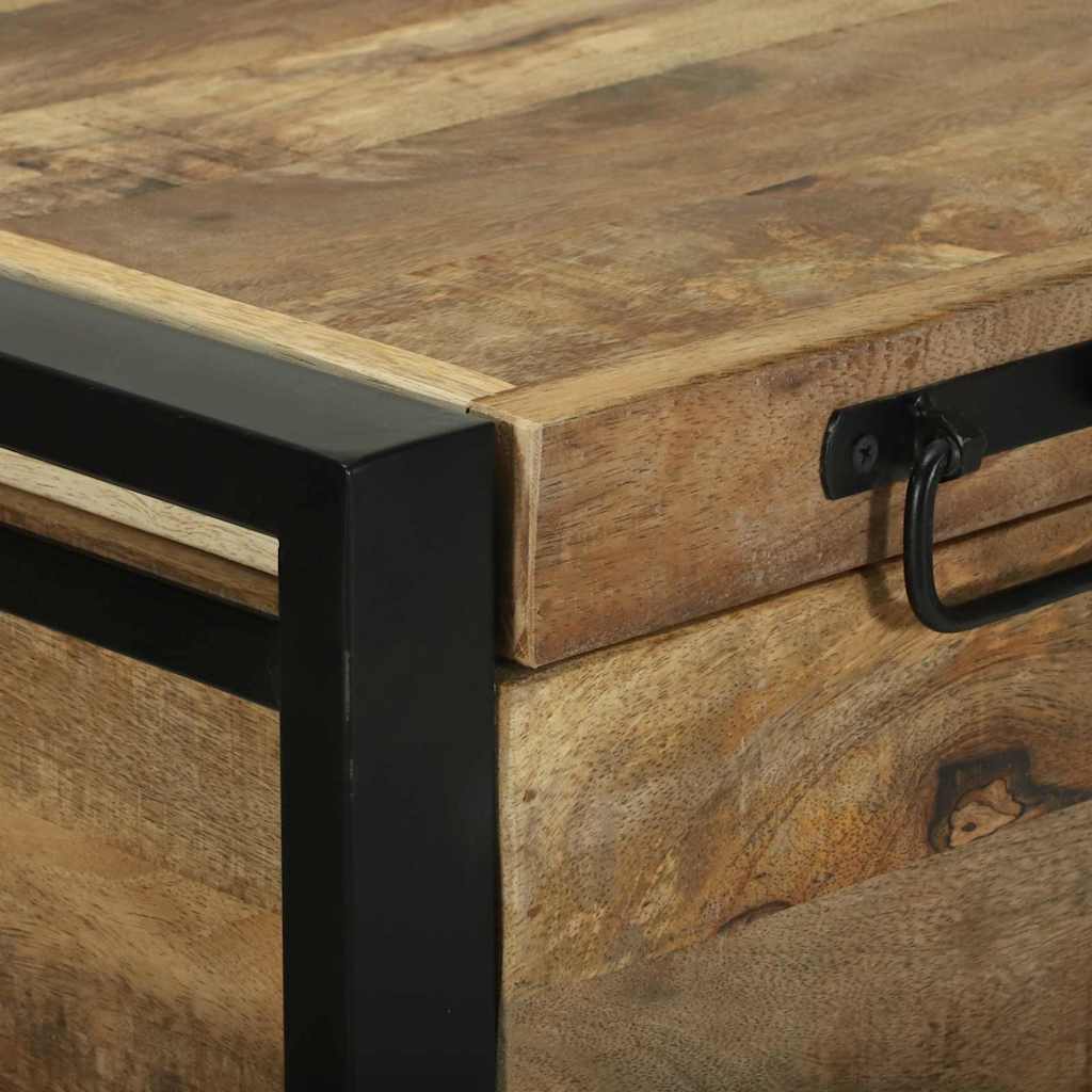 Opbevaringskasse Brun 80 x 35 x 45 cm Massivt mangotræ