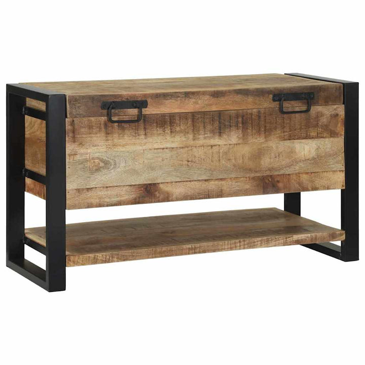 Opbevaringskasse Brun 80 x 35 x 45 cm Massivt mangotræ