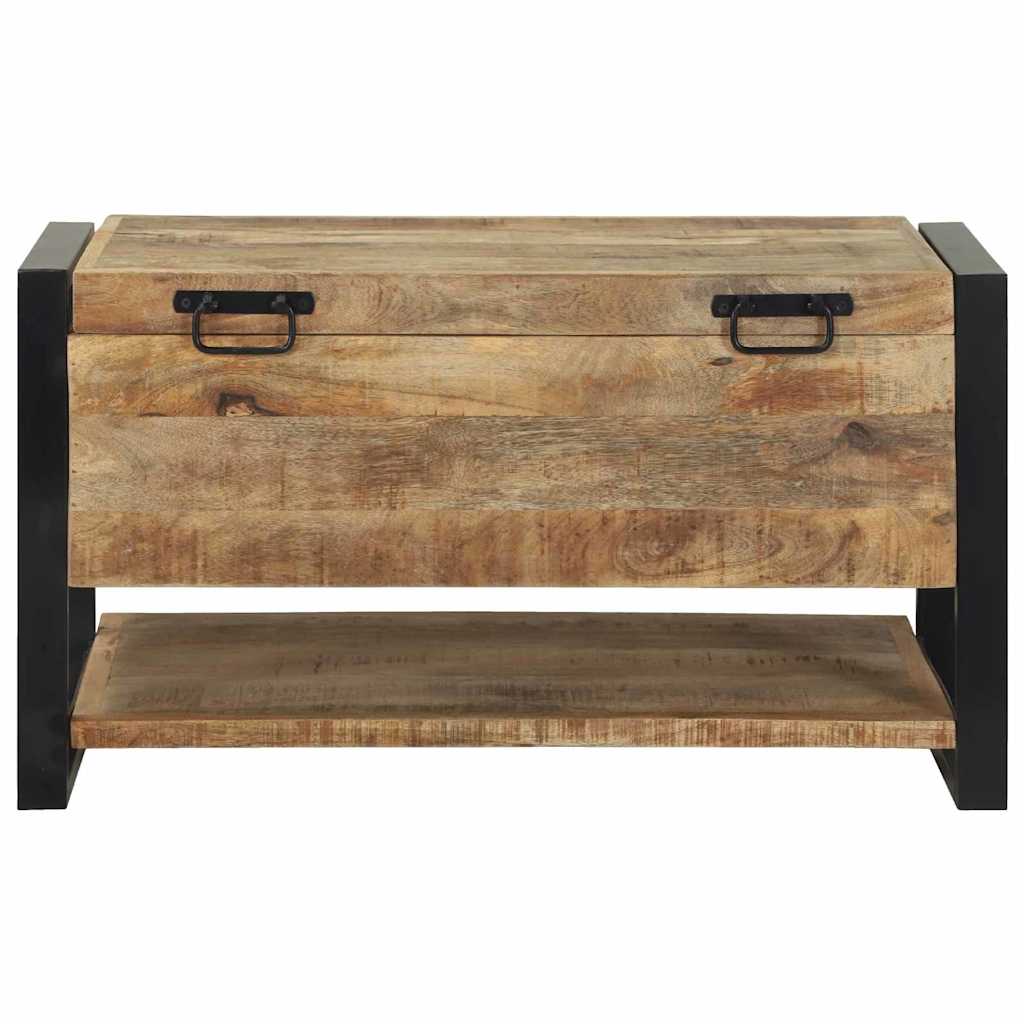 Opbevaringskasse Brun 80 x 35 x 45 cm Massivt mangotræ