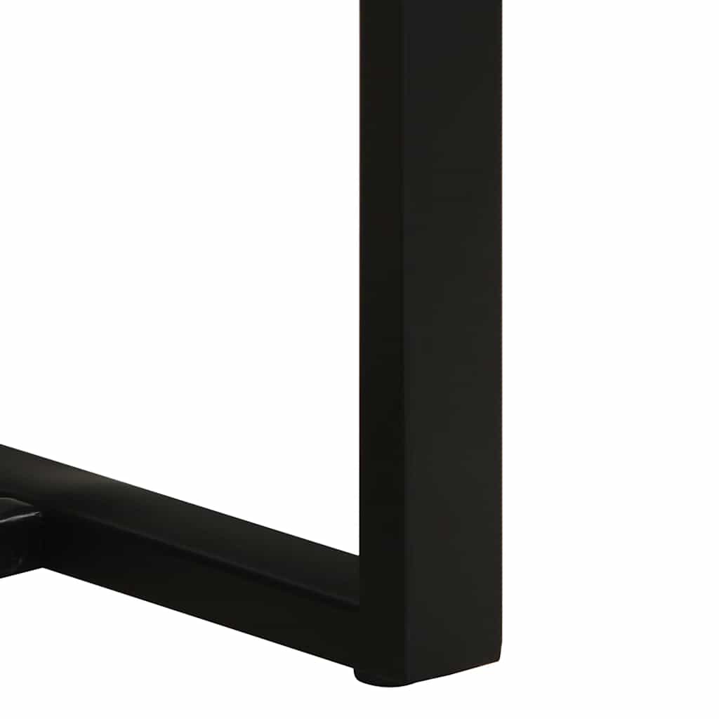 bænk 60x35x45 cm massivt ru mangotræ