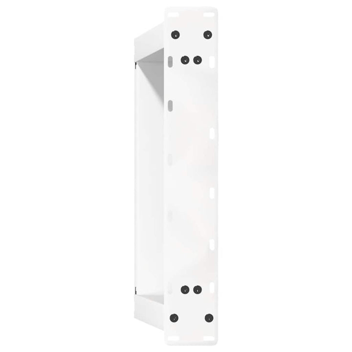 sofabordsben U-formet 2 stk. hvid 50x(30-31) cm stål