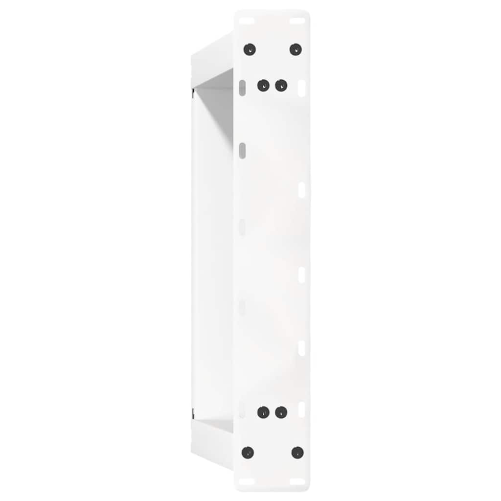sofabordsben U-formet 2 stk. hvid 50x(30-31) cm stål
