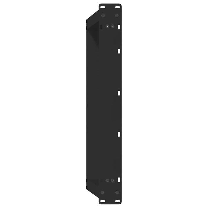 sofabordsben U-formet 2 stk. sort 70 x (30-31) cm stål