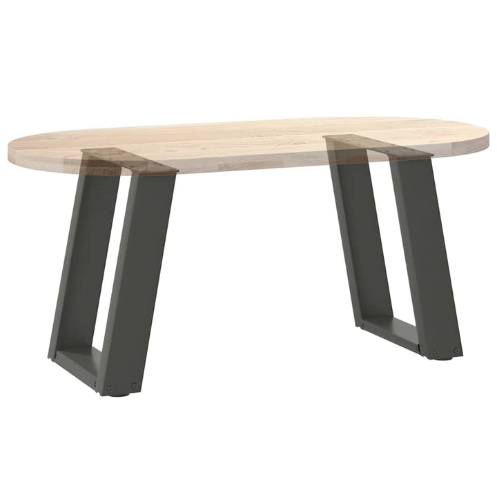 sofabordsben U-formet 2 stk. antracit 38 x (42-43) cm stål