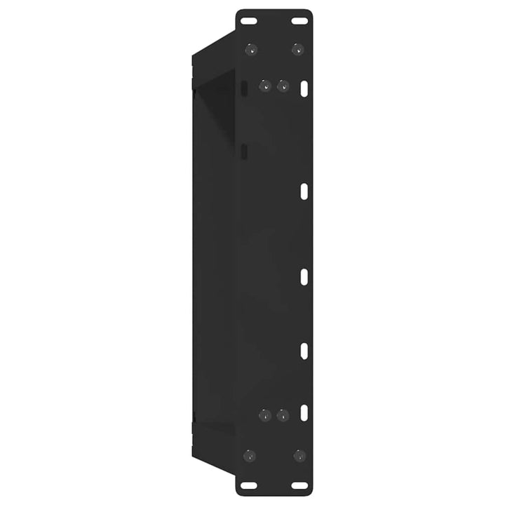 sofabordsben U-formet 2 stk. sort 60 x (42-43) cm stål