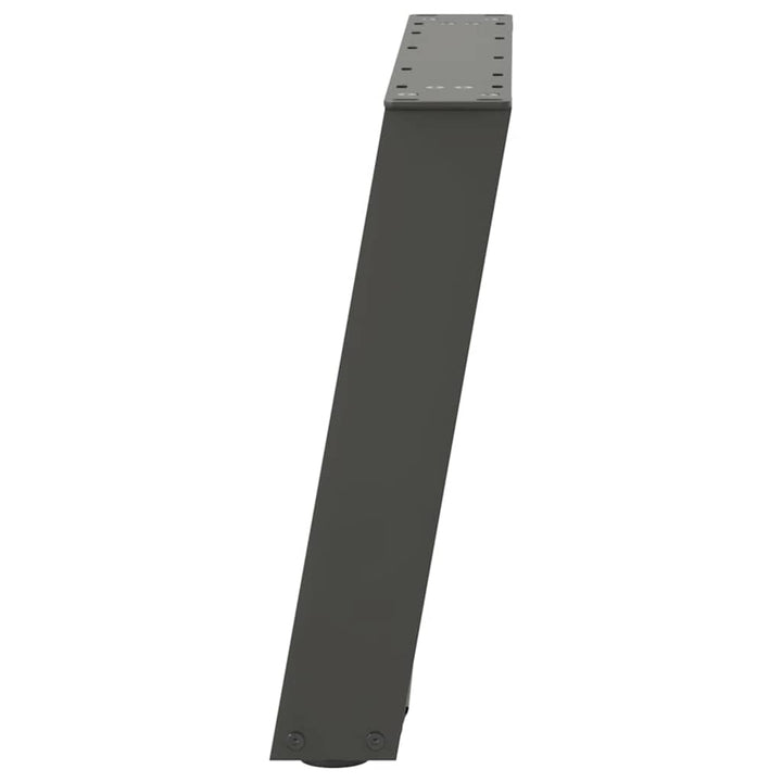 sofabordsben U-formet 2 stk. antracit 70 x (42-43) cm stål