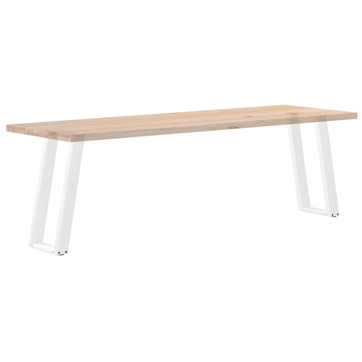 konsolbordben U-formet 2 stk. hvid 28 x (72-73) cm stål
