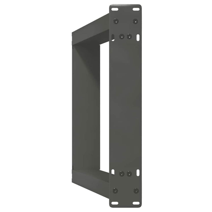 konsolbordben U-formet 2 stk. antracit 28 x (72-73) cm stål