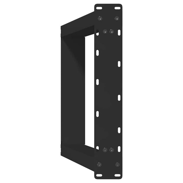 konsolbordben U-formet 2 stk. sort 38 x (72-73) cm stål