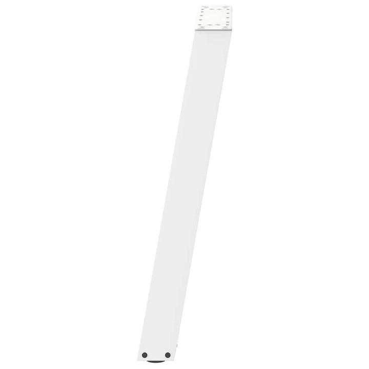 konsolbordben U-formet 2 stk. hvid 38 x (72-73) cm stål