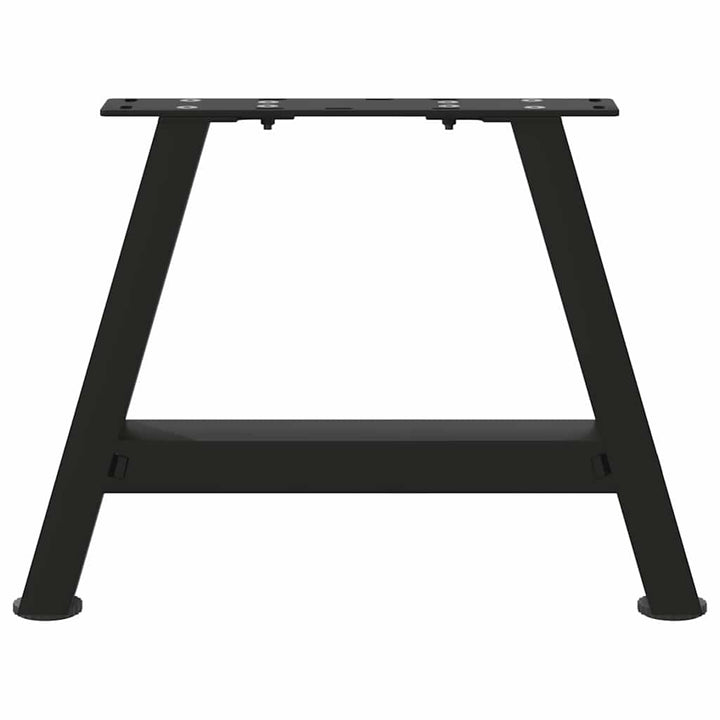 sofabordsben A-formet 2 stk. sort 30x(30-31) cm stål