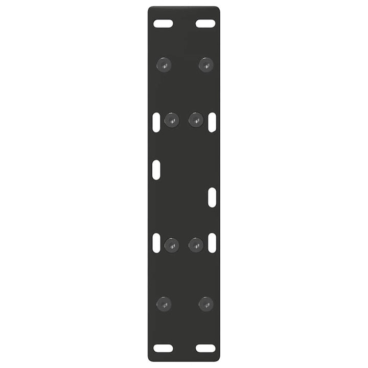 sofabordsben A-formet 2 stk. sort 30x(30-31) cm stål
