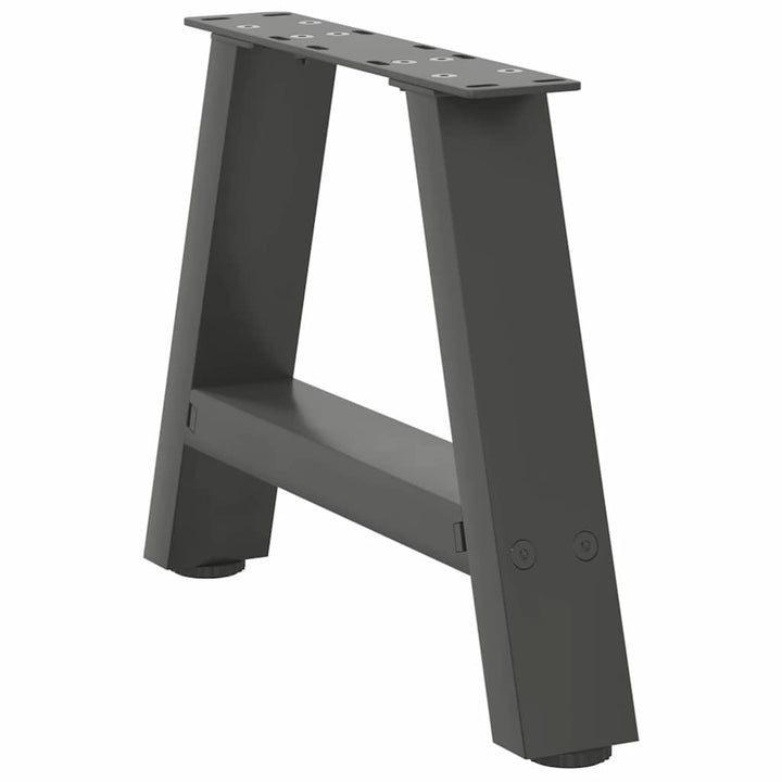 sofabordsben A-formet 2 stk. antracit 30x(30-31) cm stål