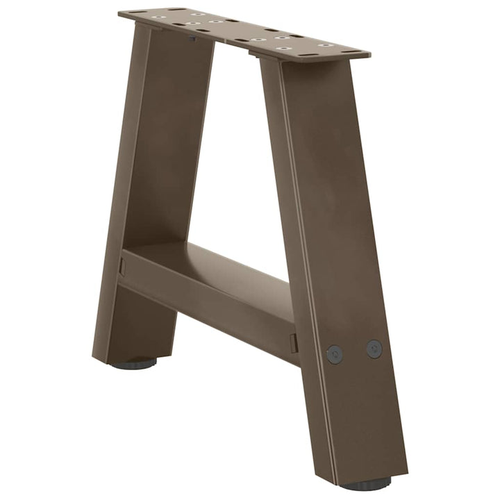 sofabordsben A-formet 2 stk. 30x(30-31) cm stål