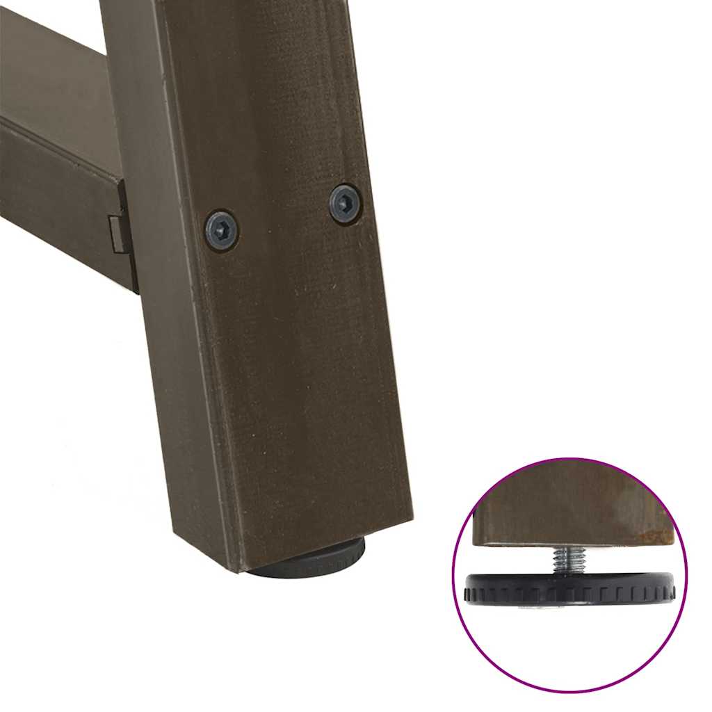 sofabordsben A-formet 2 stk. 40x(30-31) cm stål
