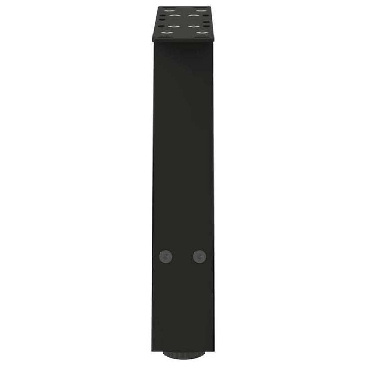 sofabordsben A-formet 2 stk. sort 50x(30-31) cm stål