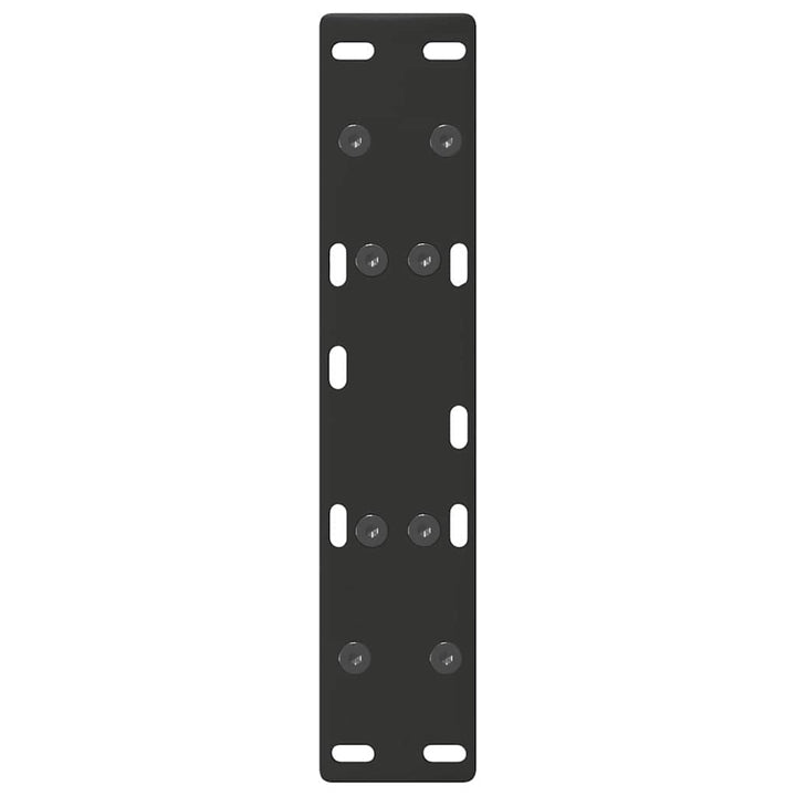 sofabordsben A-formet 2 stk. sort 50x(30-31) cm stål