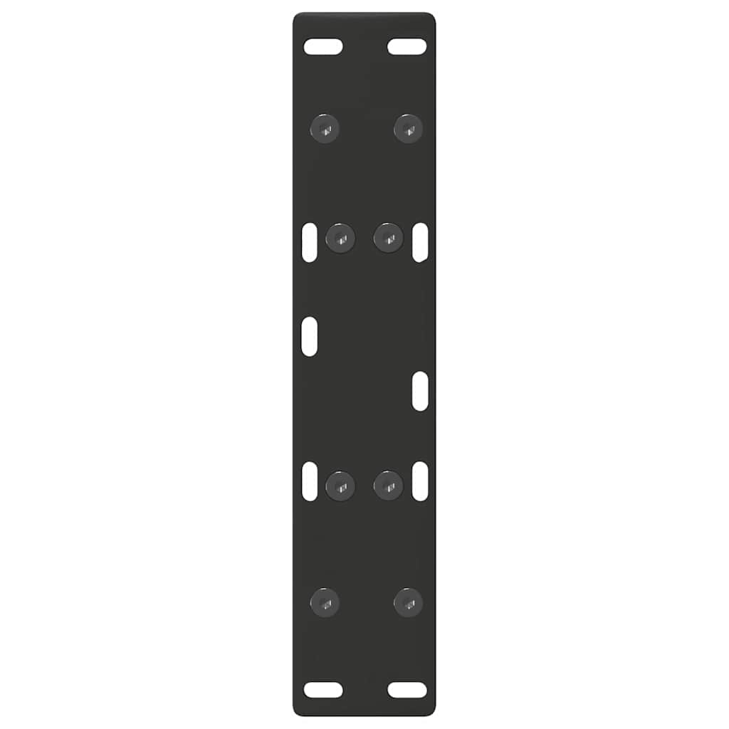 sofabordsben A-formet 2 stk. sort 50x(30-31) cm stål