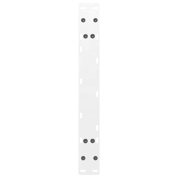 sofabordsben A-formet 2 stk. hvid 60x(30-31) cm stål