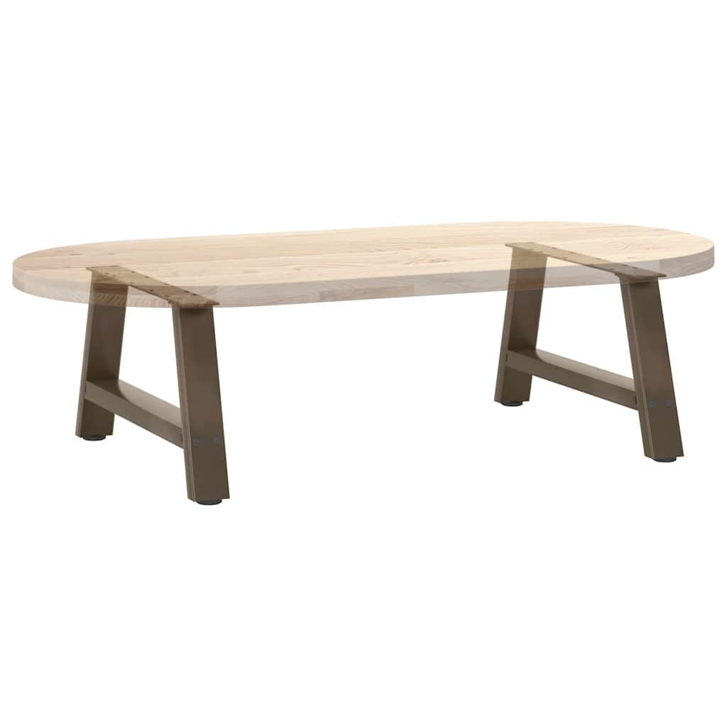 sofabordsben A-formet 2 stk. 60x(30-31) cm stål