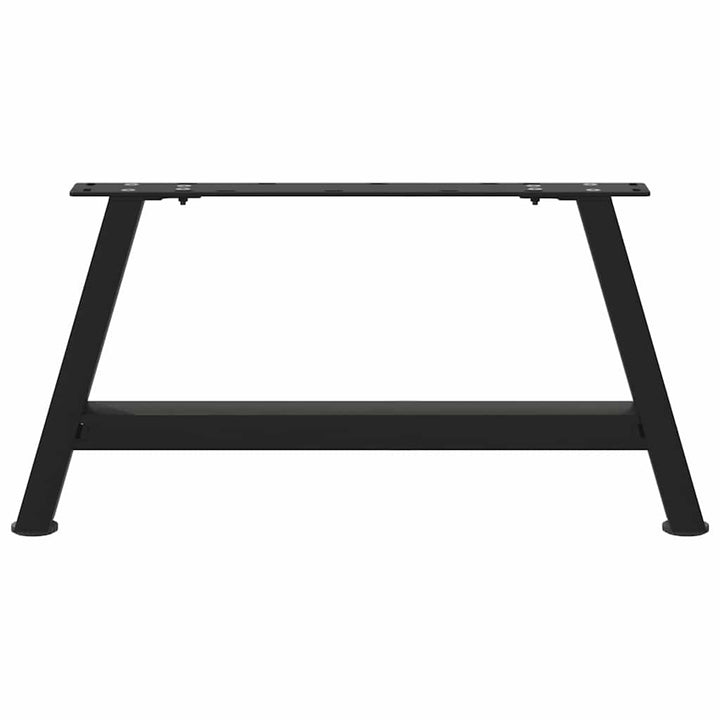 sofabordsben A-formet 2 stk. sort 70 x (30-31) cm stål
