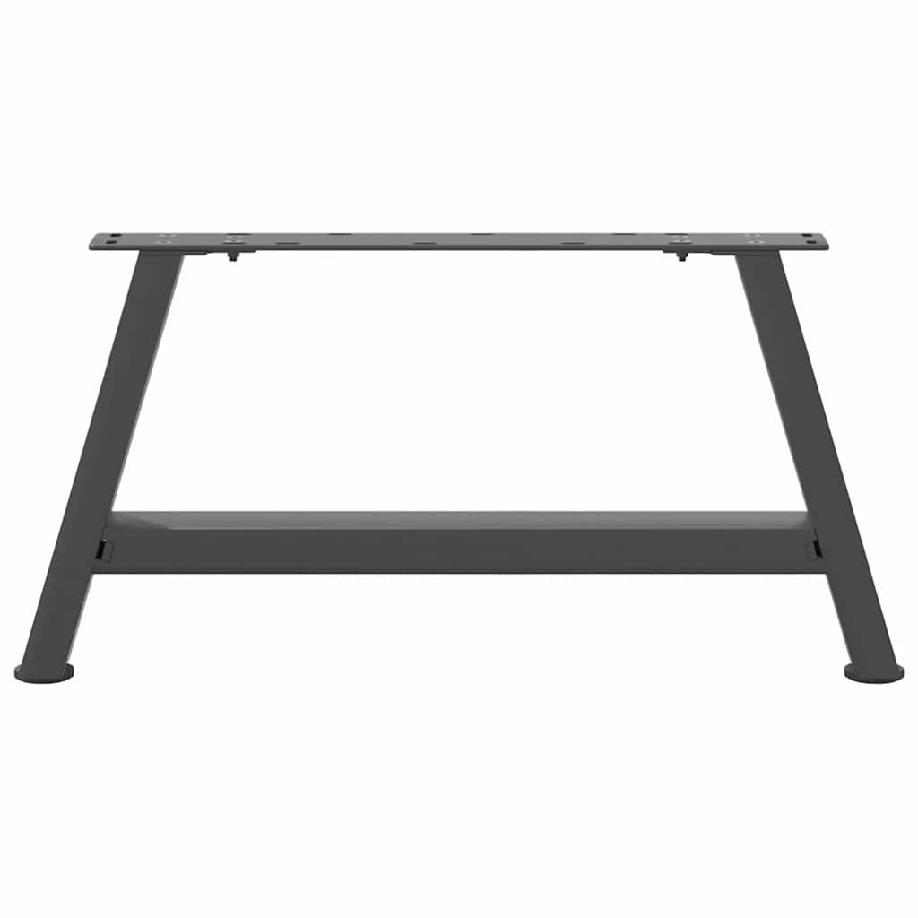 sofabordsben A-formet 2 stk. antracit 70x(30-31) cm stål