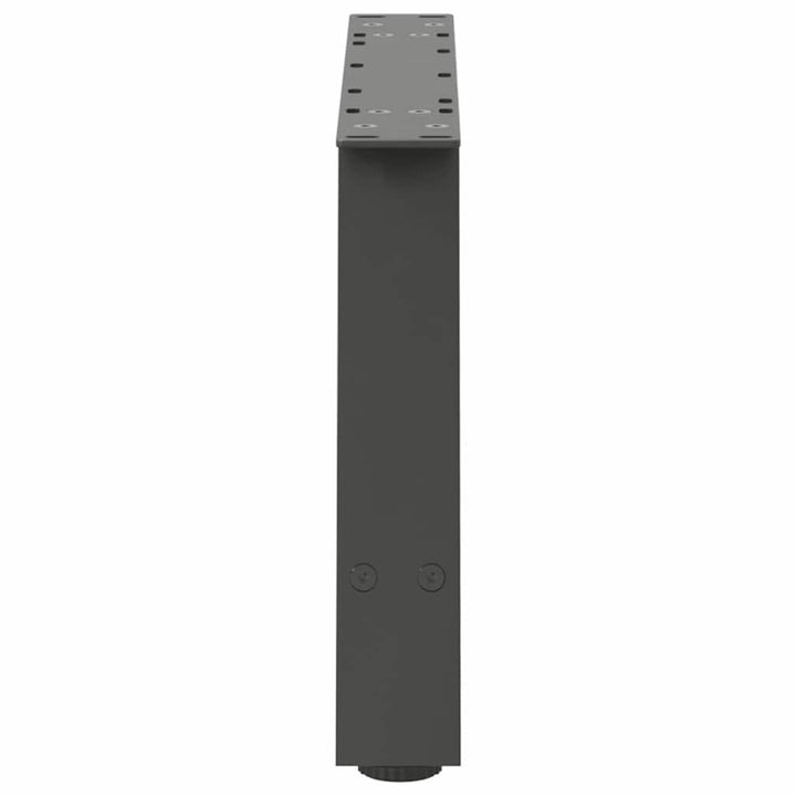 sofabordsben A-formet 2 stk. antracit 70x(30-31) cm stål