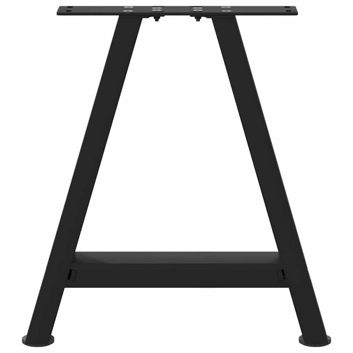 sofabordsben A-formet 2 stk. sort 38 x (42-43) cm stål