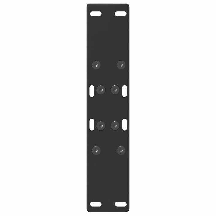sofabordsben A-formet 2 stk. sort 38 x (42-43) cm stål