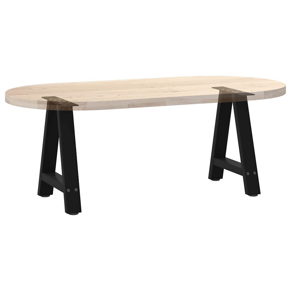 sofabordsben A-formet 2 stk. sort 38 x (42-43) cm stål