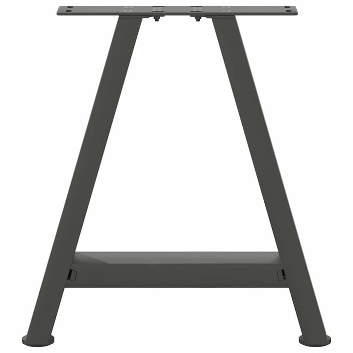 sofabordsben A-formet 2 stk. antracit 38 x (42-43) cm stål