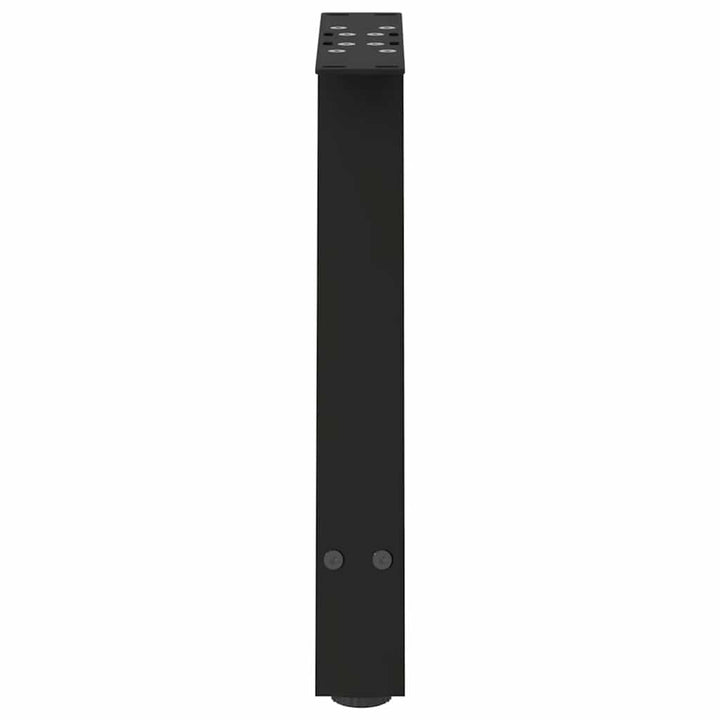 sofabordsben A-formet 2 stk. sort 50x(42-43) cm stål