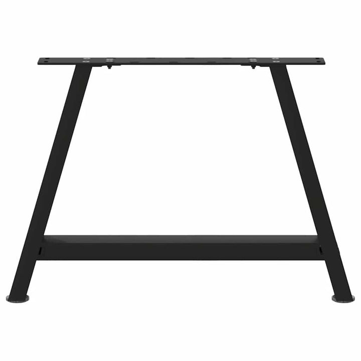 sofabordsben A-formet 2 stk. sort 60 x (42-43) cm stål