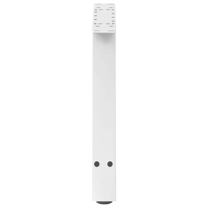 sofabordsben A-formet 2 stk. hvid 60 x (42-43) cm stål