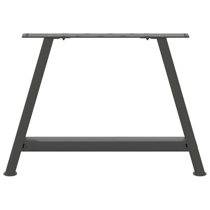sofabordsben A-formet 2 stk. antracit 60 x (42-43) cm stål