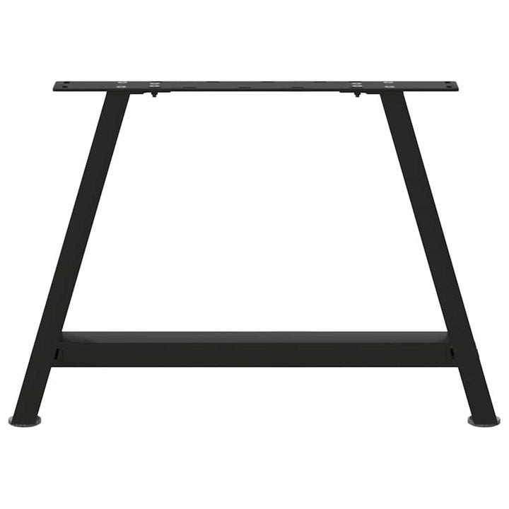sofabordsben A-formet 2 stk. sort 70 x (42-43) cm stål