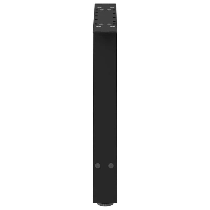 sofabordsben A-formet 2 stk. sort 70 x (42-43) cm stål