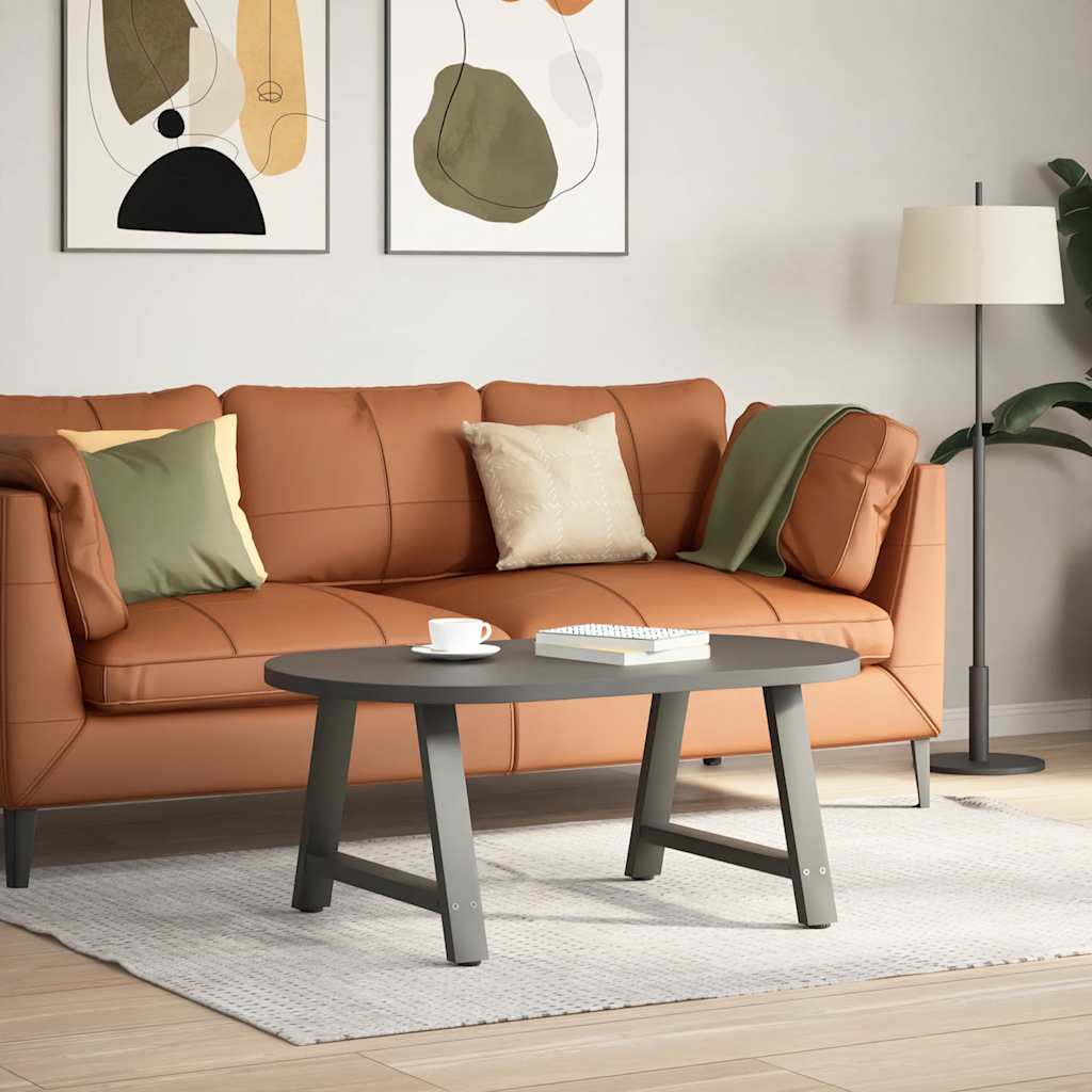 sofabordsben A-formet 2 stk. antracit 70x(42-43) cm stål